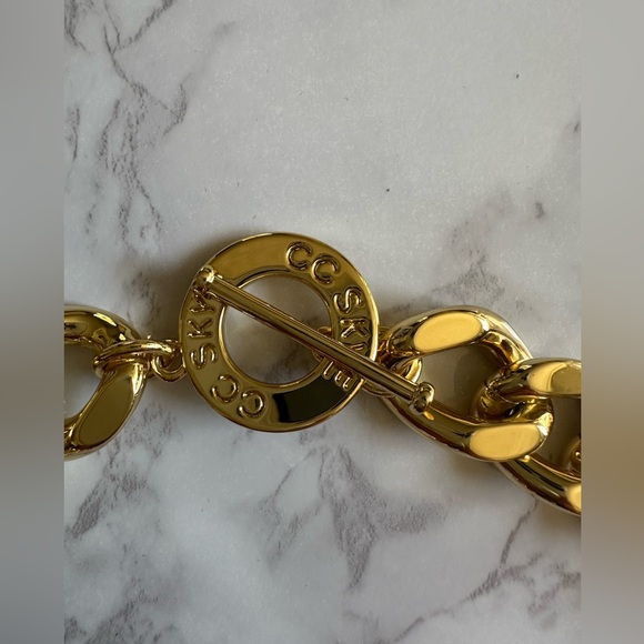 CC Skye Gold and Silver Geometric Necklace - Picture 3 of 5